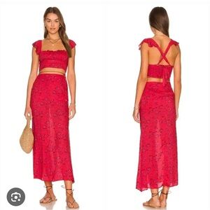 Free people bijou set worn once, Medium
